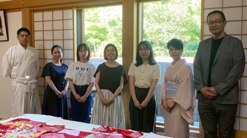 京都産業大学学生と、きものの魅力を再発見