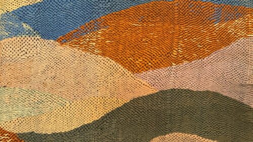 染織品紹介4：遠山文様と刺納　＊会員限定＊