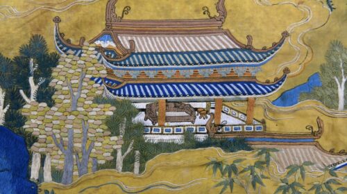 染織品紹介8：中国の繍と織　＊会員限定＊